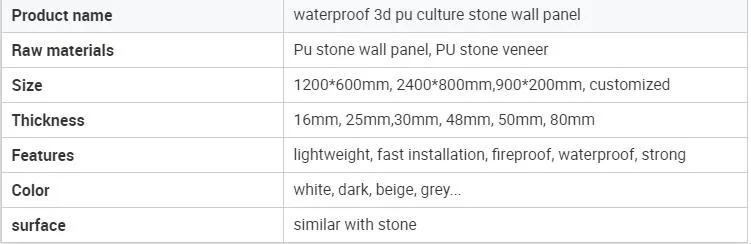 Factory Direct Mushroom Rock Decorative Polyurethane Foam PU Foam Stone