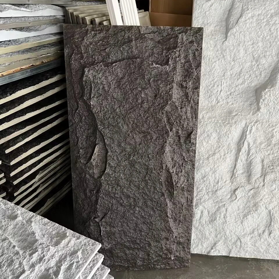 Decorative Luxury PU Mushroom Stone Simulation PU Foam Stone