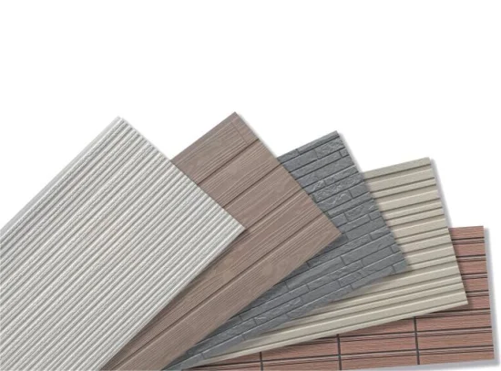 2023 nouveaux panneaux muraux ignifuges revêtement de ciment en fibre de bois